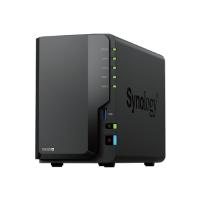 NAS SYNOLOGY DS225+ /2 BAHIAS NUCLEO CUADRUPLE HASTA 2.7 GHZ 2GB DDR4, AMPLIABLE HASTA 6GB/1GBE LAN X1/ 2.5GBE LAN X1/SATA/HOT-SWAP/ SIN DISCOS/ INTEL CELERON J4125 /HASTA 40 TB, - Garantía: 3 AÑOS -