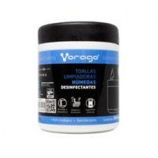 TOALLAS HUMEDAS DESINFECTANTES VORAGO CLN-107 BOTE 30PZ, - Garantía: SG -