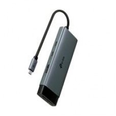 ADAPTADOR HUB | TP LINK | UH7020C | USB-C 7 EN 1 CON PUERTO HDMI 4K@60HZ, RANURAS PARA SD Y MICROSD Y CARGA RÁPIDA, - Garantía: 2 AÑOS -