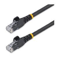 CABLE DE RED ETHERNET SNAGLESS SIN ENGANCHES CAT 6 CAT6 GIGABIT 0.5M - NEGRO STARTECH, - Garantía: 5 AÑOS -
