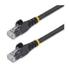 CABLE DE RED ETHERNET SNAGLESS SIN ENGANCHES CAT 6 CAT6 GIGABIT 0.5M - NEGRO STARTECH, - Garantía: 5 AÑOS -