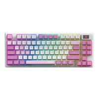 TECLADO INALÁMBRICO MSI FORGE GK600 TKL W VIOLET US INALÁMBRICO / BLUETOOTH / USB 2.0 / RGB, - Garantía: 1 AÑO -