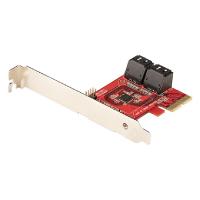 TARJETA PCIE CONTROLADORA SATA DE 4 PUERTOS - TARJETA DE EXPANSIóN PCI EXPRESS SATA - 6GBPS - PERFIL BAJO/COMPLETO - CONECTORES SATA APILADOS - ASM1164 SIN RAID STARTECH, - Garantía: 2 AÑOS -