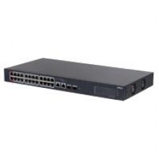 SWITCH/ DAHUA/ CS4226-24ET-240/ POE DE 26 PTS/ 24 PTS POE 10/100/ 2 UPLINK 10/100/1000 + 2 PTS SFP/ 240 WATTS TOTALES/ / ADMINISTRABLE EN LA NUBE POR DOLYNK CARE/POE HASTA 250 MTS/ CARCASA METALI, - Garantía: 3 AÑOS -