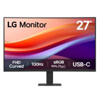 MONITOR PC LG 27U421A-B CURVO FHD 27 PULG,USB-C,PANEL VA,100HZ,TR 5MS(GTG),RESOL 1920X1080,ASP 16:9,BRILLO 250CD/M2,CONTR 3000:1,1500R,HDR10,SRGB 99%,HDMI,DYNAMIC ACTION SYNC,VESA 100X100 MM., - Garantía: 1 AÑO -