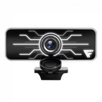 WEBCAM GAME FACTOR WG400, LED, FULL HD, 30FPS, MICRÓFONO, TAPÓN, NEGRA., - Garantía: 1 AÑO -