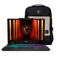 LAPTOP PORTATIL GAMER MSI CYBORG 15 B2RWFKG/ 15.6 FHD 144HZ / INTEL CORE 5 210H HASTA 4.8 GHZ / DDR5 16GB (2*8GB) / 512GB SSD / NVIDIA RTX 5060, GDDR7 8GB / WIN 11 HOME / INCLUYE BACKPACK, - Garantía: 2 AÑOS -