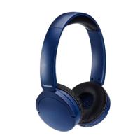 AUDIFONOS BLUETOOTH TIPO DIADEMA (ON-EAR) PANASONIC RB-HF630BE-A, COLOR AZUL, FUNCION MANOS LIBRES/MICROFONO, 72 HORAS BATERIA, ULTRALIVIANOS, - Garantía: 3 MESES -