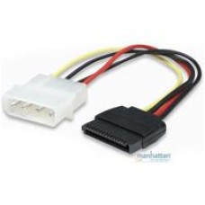 CABLE ALIMENTACION,MANHATTAN,342766,CORRIENTE INT. HDD SATA, - Garantía: 3 AÑOS -