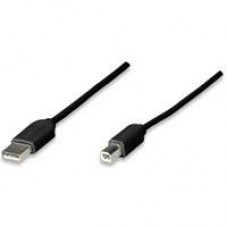 CABLE USB,MANHATTAN,342650, A-B 1.8M, NEGRO ECONOMICO, - Garantía: 3 AÑOS -