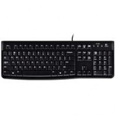 TECLADO LOGITECH K120 ALAMBRICO USB RESISTENTE A DERRAMES (ESPAÑOL) NEGRO, - Garantía: 3 AÑOS -
