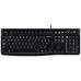 TECLADO LOGITECH K120 ALAMBRICO USB RESISTENTE A DERRAMES (ESPAÑOL) NEGRO, - Garantía: 3 AÑOS -