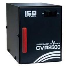 REGULADOR DE VOLTAJE PARA REFRIGERADORES, LAVADORAS, SOLA BASIC CVR-2500VA/1500W, 1 CONTACTO, - Garantía: 2 AÑOS -