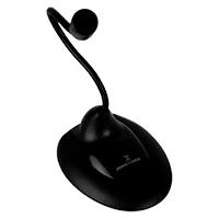 MICROFONO DE ESCRITORIO CON CUELLO FLEXIBLE 3.5MM PERFECT CHOICE NEGRO, - Garantía: 1 AÑO -