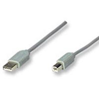 CABLE USB,MANHATTAN,341028, A-B 4.5M, GRIS, - Garantía: 3 AÑOS -