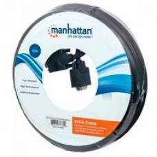 CABLE SVGA,MANHATTAN,313629, MONITOR 8MM HD15M-M 15.0M, - Garantía: 3 AÑOS -