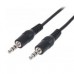 CABLE AUDIO,MANHATTAN,334594, ESTEREO 3.5MM M-M 1.8M NEGRO, - Garantía: 3 AÑOS -