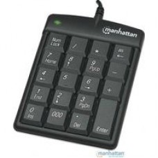 TECLADO,MANHATTAN,176354, NUMERICO USB NEGRO, - Garantía: 3 AÑOS -