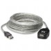 CABLE USB,MANHATTAN,519779, V2.0 EXT. ACTIVA 4.9M, - Garantía: 3 AÑOS -