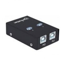 MULTIPLEXOR USB MANHATTAN,162005, USB 1:2 COMPARTE 1 DISP A 2PC, - Garantía: 3 AÑOS -