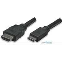 CABLE HDMI,MANHATTAN,304955, MINI-HDMI 1.8M BOLSA, - Garantía: 3 AÑOS -