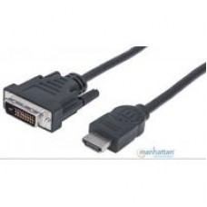 CABLE HDMI,MANHATTAN,372503, - DVI-D M-M  1.8M, - Garantía: 3 AÑOS -