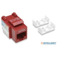 JACK,INTELLINET,210478, CAT 5E DE IMPACTO KEYSTONE ROJO, - Garantía: 3 AÑOS -