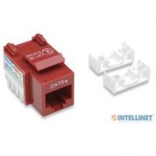 JACK,INTELLINET,210478, CAT 5E DE IMPACTO KEYSTONE ROJO, - Garantía: 3 AÑOS -