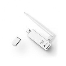 TARJETA DE RED USB TP-LINK TL-WN722N INALAMBRICA ANTENA DESMONTABLE 4DBI, - Garantía: 2 AÑOS -