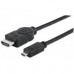 CABLE HDMI,MANHATTAN,324427, 1.4 M-MICRO 2METHERNET, - Garantía: 3 AÑOS -