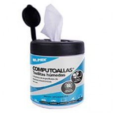 TOALLAS HUMEDAS COMPUTOALLAS ANTIBACTERIALES Y ANTIESTATICAS PARA USO EXCLUSIVAMENTE EXTERNO 30 PZAS SILIMEX, - Garantía: SG -