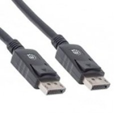 CABLE DISPLAYPORT,MANHATTAN,307093, V1.2 M-M 3.0M NEGRO 4K60HZ, - Garantía: 3 AÑOS -