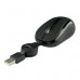 MOUSE MINI ALAMBRICO RETRACTIL OPTICO 1000 DPI CONECTOR USB EASY LINE BY PERFECT CHOICE - NEGRO, - Garantía: 2 AÑOS -