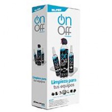 KIT DE LIMPIEZA ON OFF CLEANER PACK PARA EQUIPO DE COMPUTO Y ELECTRONICOS SILIMEX, - Garantía: 1 AÑO -