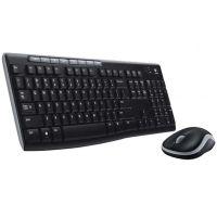 TECLADO Y MOUSE LOGITECH MK270 INALAMBRICO RECEPTOR USB (ESPAÑOL) NEGRO, - Garantía: 3 AÑOS -