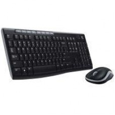 TECLADO Y MOUSE LOGITECH MK270 INALAMBRICO RECEPTOR USB (ESPAÑOL) NEGRO, - Garantía: 3 AÑOS -