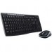 TECLADO Y MOUSE LOGITECH MK270 INALAMBRICO RECEPTOR USB (ESPAÑOL) NEGRO, - Garantía: 3 AÑOS -