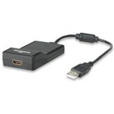 CONVERTIDOR VIDEO,MANHATTAN,151061, USB 2.0 A HDMI H, - Garantía: 3 AÑOS -