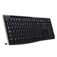 TECLADO LOGITECH K270 NEGRO MULTIMEDIA MINI RECEPTOR USB PC, - Garantía: 3 AÑOS -