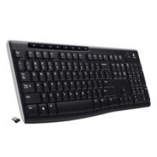 TECLADO LOGITECH K270 MULTIMEDIA RECEPTOR USB UNIFYING (ESPAÑOL) NEGRO, - Garantía: 3 AÑOS -