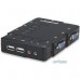 SWITCH KVM,MANHATTAN,151269, DESKTOP USB 41 CON CABLESAUDIO, - Garantía: 3 AÑOS -