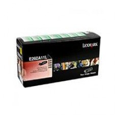 TONER LASER LEXMARK COLOR NEGRO RENDIMIENTO ESTANDAR, NP E260A11L, HASTA 3500 PAGINAS, MODELOS E260DN, E460DN, E360DN., - Garantía: SG -