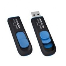 MEMORIA ADATA 32GB USB 3.2 UV128 RETRACTIL NEGRO-AZUL (AUV128-32G-RBE), - Garantía: 5 AÑOS -