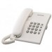 TELEFONO PANASONIC KX-TS500MEW ALAMBRICO BASICO UNILINEA SIN MEMORIAS CONTROL DE VOLUMEN 4 NIVELES REMARCACION ULTIMO NUMERO BLANCO, - Garantía: 1 AÑO -