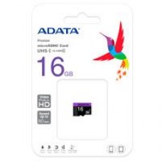 MEMORIA ADATA MICRO SDHC 16GB UHS-I CLASE 10 C/ADAPTADOR (AUSDH16GUICL10-RA1), - Garantía: 99 AÑOS -