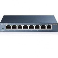 SWITCH | TP-LINK | TL-SG108  |8 PUERTOS RJ45 GIGABIT | NO ADMINISTRABLE | CARCASA METALICA | PARA ESCRITORIO | LAS ESPECIFICACIONES PUEDEN VARIAR SEGUN VERSION, - Garantía: 2 AÑOS -