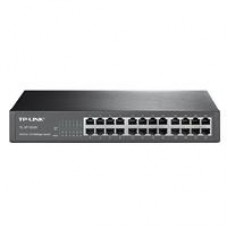 SWITCH |TP-LINK | TL-SF1024D | 24 PUERTOS RJ45 10/100 MBPS | NO ADMINISTRABLE | PARA ESCRITORIO O RACK DE 13 PULGADAS, - Garantía: 2 AÑOS -