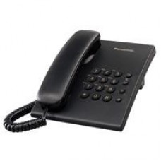 TELEFONO PANASONIC KX-TS500MEB ALAMBRICO BASICO UNILINEA SIN MEMORIAS CONTROL DE VOLUMEN 4 NIVELES REMARCACION ULTIMO NUMERO (NEGRO), - Garantía: 1 AÑO -