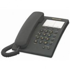 TELEFONO PANASONIC KX-TS550MEB ALAMBRICO BASICO UNILINEA CON MARCADOR RAPIDO DE 10 NUMEROS CONTROL DE VOLUMEN DE 4 NIVELES (NEGRO), - Garantía: 1 AÑO -
