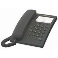 TELEFONO PANASONIC KX-TS550MEB ALAMBRICO BASICO UNILINEA CON MARCADOR RAPIDO DE 10 NUMEROS CONTROL DE VOLUMEN DE 4 NIVELES NEGRO, - Garantía: 1 AÑO -